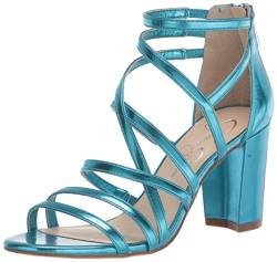 Jessica Simpson Damen Stassey Sandale mit Absatz, Paris Blue, 37.5 EU von Jessica Simpson