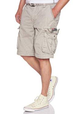 Jet Lag Cargo Shorts mit Gürtel Take Off 8 in vielen Farben, Größe:W36, Farbe:Grau von Jet Lag