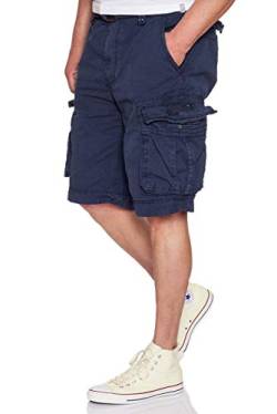 Jet Lag Cargo Shorts mit Gürtel Take Off 8 in vielen Farben, Größe:W38, Farbe:Navy von Jet Lag