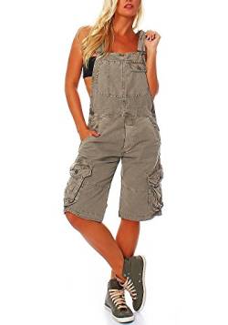 Jet Lag Damen Overall Shorts cement L von Jet Lag