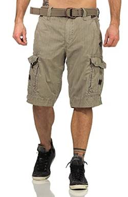 Jet Lag Herren Cargo Shorts Take Off 7 Cement W33 von Jet Lag