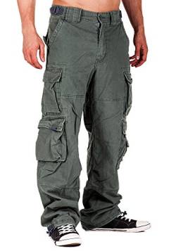 Jet Lag Herren Cargohose 007 Ocean/blau-grau XXL/32 von Jet Lag