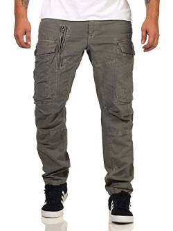 Jet Lag Herren Cargohose 20-740 Outdoor Seitentaschen Männerhose Dark Grey W44 von Jet Lag