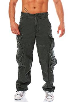 Jet Lag Herren Cargohose Hose 007 Loose-Fit Seitentaschen urban chic XL/32 von Jet Lag