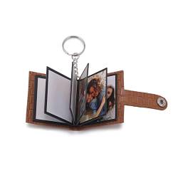 Jeweidea Personalisierter Schlüsselanhänger mit 5/10 Fotos für Frauen Männer Gestalten Sie Ihren eigenen Schlüsselanhänger Fotos Album Geschenke für Paare Freundin Familie Geburtstag Valentinstag von Jeweidea