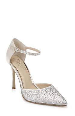 Badgley Mischka Damen Jailene Pumps, Champagner-Satin, 38.5 EU von Jewel Badgley Mischka