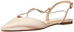 Jewel Badgley Mischka Damen Alanna Ballerinas, Champagner, 38.5 EU von Jewel Badgley Mischka