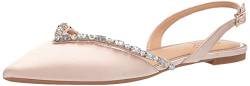 Jewel Badgley Mischka Damen Camden Ballerinas, Champagne, 41 EU von Jewel Badgley Mischka