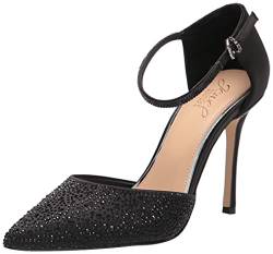 Jewel Badgley Mischka Damen Jailene Pumps, Black Satin, 43 EU von Jewel Badgley Mischka