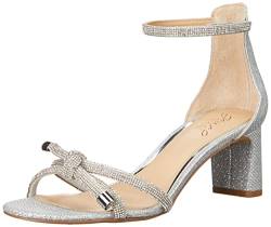 Jewel Badgley Mischka Damen Lena Sandale mit Absatz, Silber, 39 EU von Jewel Badgley Mischka