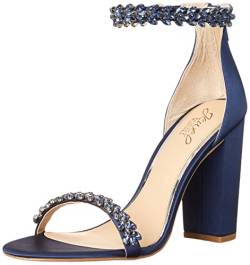 Jewel Badgley Mischka Damen Mayra Sandale mit Absatz, Marineblau, 36.5 EU von Jewel Badgley Mischka