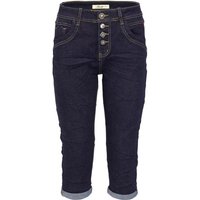 Jewelly Regular-fit-Jeans Capri Jeans im Crash-Look, Boyfriend Hose und von Jewelly