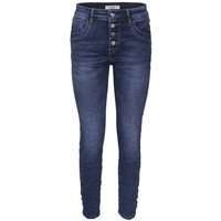 Jewelly Regular-fit-Jeans Jeans, Stretch Jeans Five-Pocket im Crash-Look von Jewelly