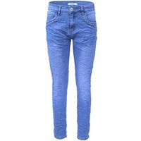 Jewelly Regular-fit-Jeans Stretch Jeans Five-Pocket im Crash-Look von Jewelly