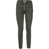 Jewelly Regular-fit-Jeans Stretch Jeans Five-Pocket im Crash-Look von Jewelly