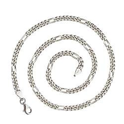 925 Silberkette: Figarokette Silber 5mm 60cm - FKRH-5.5-60 von Jewelry Aurum