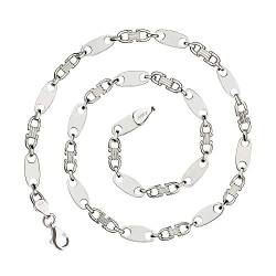 925 Silberkette: Plattenkette Silber 8,5mm 60cm - PLK-8.5-60 von Jewelry Aurum