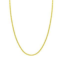 Armband aus 14 Karat Gelbgold, 2,7 mm, Karabinerverschluss, 19 cm, Schmuckgeschenke für Frauen, Gelbgold von JewelryWeb