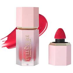 Flüssiges Rouge,Creme-Rouge-Make-up für einen superfeuchten, flüssigen Rouge-Look | für langanhaltendes, natürliches Creme-Gesichtsrouge, Wangen- und Lippenfarbe für Frauen Jextou von Jextou