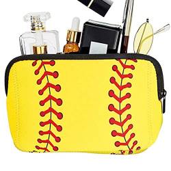 Jextou Kosmetiktaschen | Baseball-Kulturtaschen für unterwegs,Tragbarer Make-up-Organizer für Mädchen, Reise, wasserdichte Geldbörse, Make-up-Aufbewahrungsbeutel von Jextou