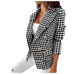 JiJiRuDU Damen Jacke Büro Office Suit Langarm Sakkos/Tarnjacke Business Anzüge Mantel Geschäft Outwear von JiJiRuDU