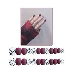 Künstliche Nägel, tragbar, für Zuhause, 24 Stück von Jia Hu