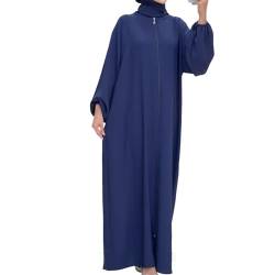Jiabing Maxi Muslimkleid Damen Abaya Muslim, Frauen Gebetskleidung mit Hijab Gebetsperlen Gebetsteppich, Damen Muslim Kleidung, Islam Abaya Set, Islamische Langarm Kleid, Gebetskleid für Ramadan von Jiabing