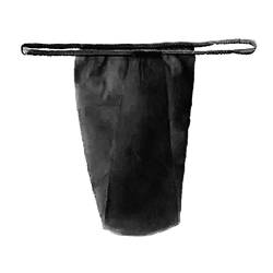 Jiakalamo 100 Stück Einweg-Tanga, Höschen, Spa, T-Tanga, Unterwäsche, nicht gewebte Stoffe, weich (schwarz) von Jiakalamo