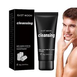 Aminosäure-Gesichtsreiniger für Männer | Amino Acid Daily Facial Cleanser 2,02fl Oz,Täglicher Gesichtsreiniger zur Ölreinigung, für alle Hauttypen, zur Hautaufhellung Jikiaci von Jikiaci