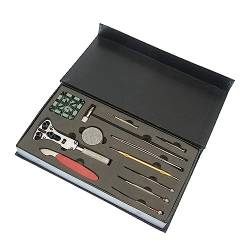 Jikoiuty 29-Teilige Box zum Batteriewechsel, Uhrmacher, Heimwerkzeug zum Entfernen und Anbringen Von Uhrenarmbändern von Jikoiuty