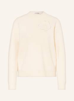 Jil Sander Pullover Mit Cut-Out weiss von Jil Sander