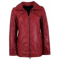 Jilani Lederjacke Aroa Jilani - Damen Echtleder Lederjacke Lammnappa rot von Jilani