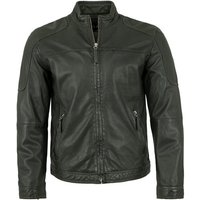 Jilani Lederjacke Cali Jilani - Herren Echtleder Lederjacke Lammnappa dunkelgrün von Jilani