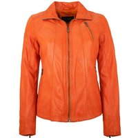 Jilani Lederjacke Enlil Jilani - Damen Echtleder Lederjacke Lammnappa coral orange von Jilani