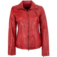 Jilani Lederjacke Enlil Jilani - Damen Echtleder Lederjacke Lammnappa rot von Jilani