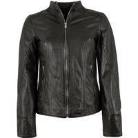 Jilani Lederjacke Fulya Jilani - Damen Echtleder Lederjacke Lammnappa schwarz von Jilani