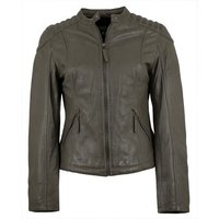 Jilani Lederjacke Laura-1 Jilani - Damen Echtleder Lederjacke Lammnappa dark grey von Jilani