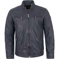 Jilani Lederjacke Ronai-3 Jilani - Herren Echtleder Lederjacke Lammnappa navy von Jilani