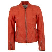 Jilani Lederjacke Saya Echtleder Damen Lederjacke Lammleder rotorange von Jilani