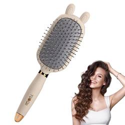 Jildouf Paddel-Haarbürste - Entwirrungskamm für Frauen mit langem Haar,Haarstyling-Werkzeug Haarbürste mit Kugelstiften und abnehmbarem Griff für eine einfache Reinigung von Jildouf