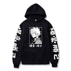 Boku No Hero Academia Hoodie My Hero Academia Cosplay Shoto Todoroki Hoodies Pullover Kostüm Jacke Mantel, Typ1, L von Jilijia