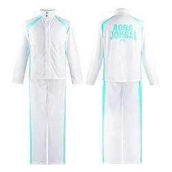 Jilijia Oikawa Tooru Cosplay Kostüm Anime Cosplay Uniform Unisex Casual Jacke Weiß Sportwear Anzug für Party Kleid Tägliches Outfit von Jilijia