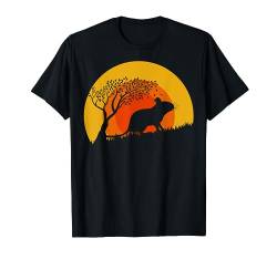 DEGUS Sonnenuntergang | Vintage Sonne | Geschenk Deguhalter T-Shirt von Jimbeels