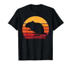 Mongolische Rennmaus | Vintage Sonnenuntergang | Retro T-Shirt von Jimbeels