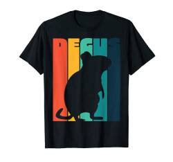 Octodon Degus Spruch Vintage Silhouette Retro Degu T-Shirt von Jimbeels