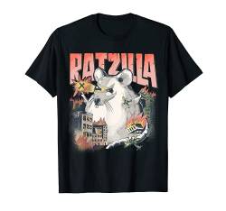 RATZILLA Lustiger Ratten Spruch | Farbratten Zubehör T-Shirt von Jimbeels