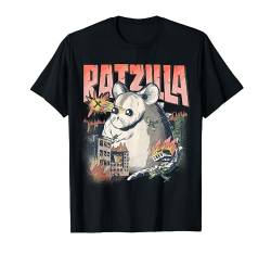 RATZILLA Süße Ratte | Rattenbesitzer Geschenk | Farbratte T-Shirt von Jimbeels
