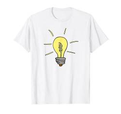 Glühbirne T-Shirt Für Streber Und Brillante Denker von Jimmo Designs