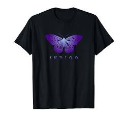 Indigo-Schmetterling, spirituell begabte Menschen T-Shirt von Jimmo Designs
