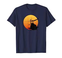 UH-1 Iroquois Huey Hubschrauber Militärgeschichte T-Shirt von Jimmo Designs